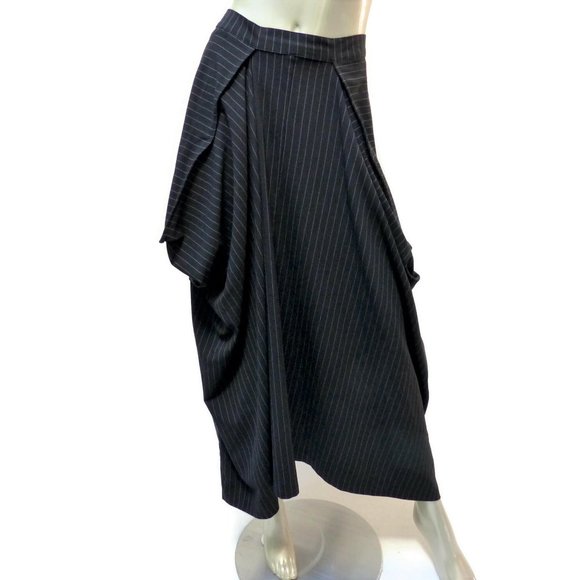 Hanna for La Journee Dresses & Skirts - Hanna for La Journee Black Pinstripe Skirt M - L